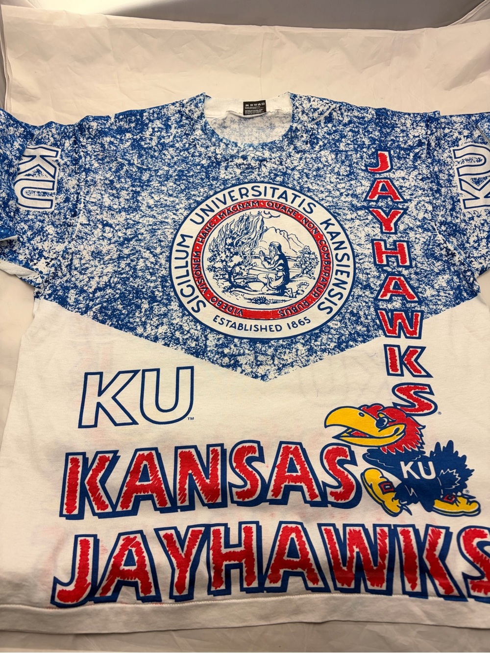 Kansas Jayhawks Vintage All Over Print